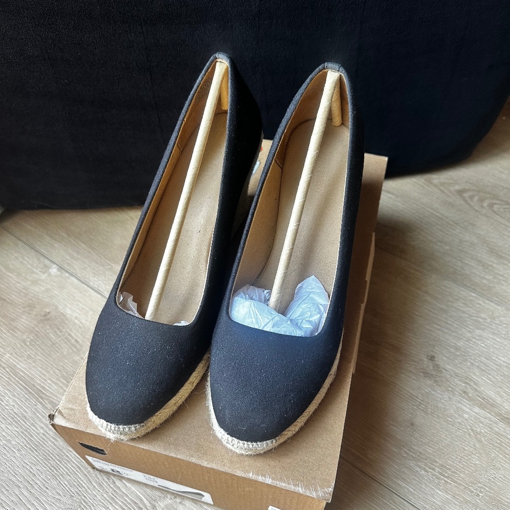 J.Crew, Canvas espadrille wedges